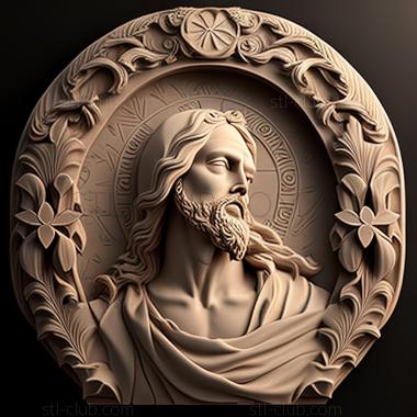 3D model st jesus (STL)